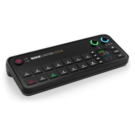 Røde Production Station RODEcaster Video pour le streaming et les podcasts, interface de production audio et vidéo, référence RCV