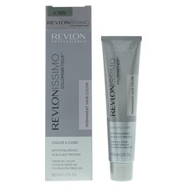 Revlon Revlonissimo Colorsmetique Teinture Permanente pour Cheveux 60 ml - 4.7MN Brun Moyen (Medium Brown) - Coloration Capillaire
