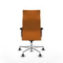 Piqueras Y Crespo Fauteuil Albacete Orange avec Mécanisme Synchrone et Accoudoirs 2D