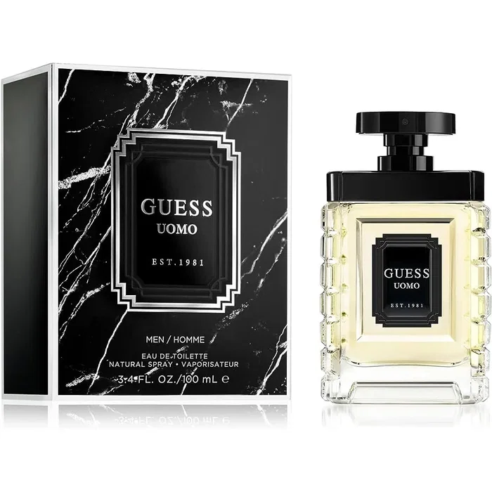 Guess Uomo Eau de Toilette pour hommes 100 ml Guess Uomo Eau de Toilette pour hommes 100 ml