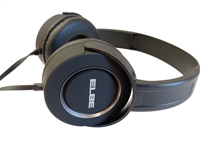 Elbe AU-812-NG Casque audio avec micro - Noir/Gris - Confortable, léger et ajustable pour sessions prolongées Elbe AU-812-NG Casque audio avec micro - Noir/Gris - Confortable, léger et ajustable pour sessions prolongées