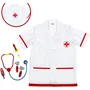 Klein 4341 - Déguisement de Docteur avec Accessoires (6 Pièces) - Blouse et Instruments Médicaux - Jouet d'Imitation pour Enfants Dès 3 Ans
