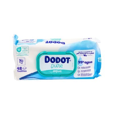 DODOT Lingettes Aqua Pure Plastic Free 48 Unités DODOT Lingettes Aqua Pure Plastic Free 48 Unités