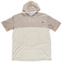 Jet Lag Poncho de Bain Vert/Beige