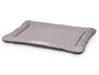 MASCOW Couchette rectangulaire 85x60cm Gris + Marron