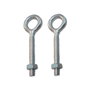 Edm Épingle à œil soudée avec écrou Hm01, M8 x 60 mm, zincée, blister de 2 unités