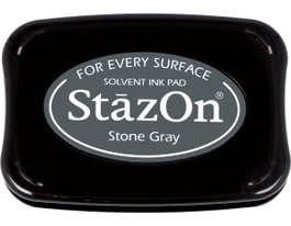 Tsukineko STAZON Tampon encreur Gris pierre