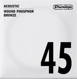 DUNLOPST Corde acoustique Phosphor Bronze .045 (Set de 12)