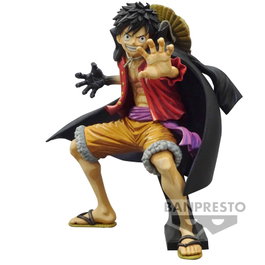 BANPRESTO Figurine Monkey D. Luffy Wanokuni II King of Artist One Piece - Statuette de collection 20 cm - Âge recommandé : +15 ans