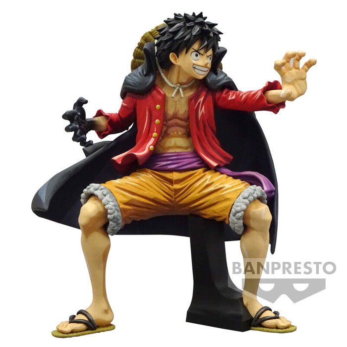 BANPRESTO Figurine Monkey D. Luffy Wanokuni II King of Artist One Piece - Statuette de collection 20 cm - Âge recommandé : +15 ans