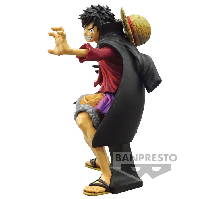 BANPRESTO Figurine Monkey D. Luffy Wanokuni II King of Artist One Piece - Statuette de collection 20 cm - Âge recommandé : +15 ans