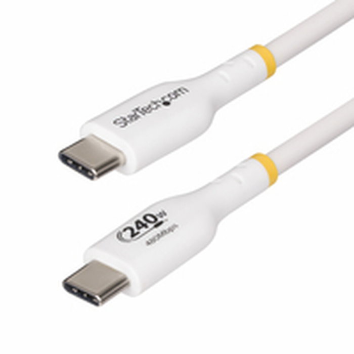 Câble USB Startech USB2EPR2MW Blanc 2 m