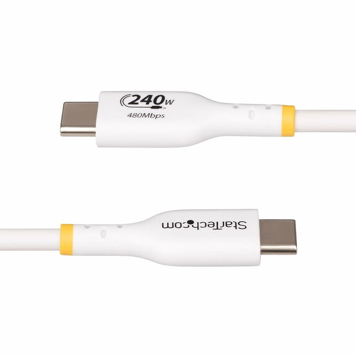 Câble USB Startech USB2EPR2MW Blanc 2 m
