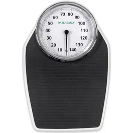 Medisana PSD 4046 Pèse-personne mécanique design rétro chic, Plateau antidérapant, Grande graduation 500g, Portée 150kg