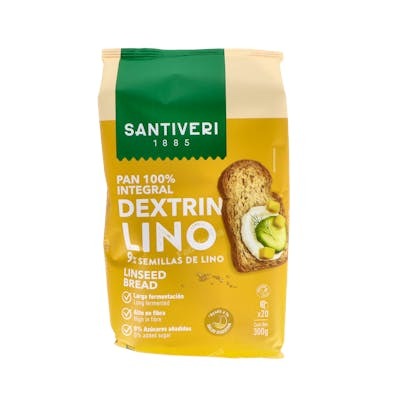 Santiveri Pan Dextrin aux graines de lin 300g Santiveri Pan Dextrin aux graines de lin 300g