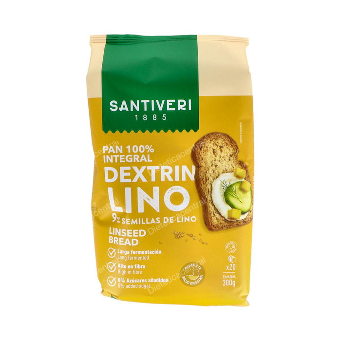 Santiveri Pain Dextrin aux Graines de Lin 300g - Bixoto.com