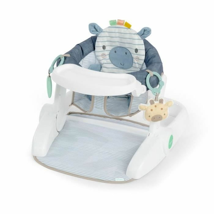 Ingenuity Casi le zèbre - Siège d'apprentissage évolutif blanc et bleu Ingenuity Casi le zèbre - Siège d'apprentissage évolutif blanc et bleu