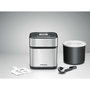 Rommelsbacher IM 12 - Sorbetière électrique, 1.2 L, 12 W, finition argent et noir
