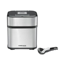 Rommelsbacher IM 12 - Sorbetière électrique, 1.2 L, 12 W, finition argent et noir