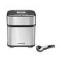Rommelsbacher IM 12 - Sorbetière électrique, 1.2 L, 12 W, finition argent et noir
