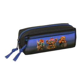 Safta Trousse Triple Petite avec Élastique 22cm