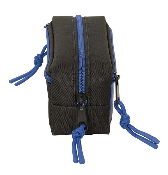 Safta Porte-tout triple petit avec élastique 22 cm, dimensions 22x8.5x6 cm - À partir de 36 mois
