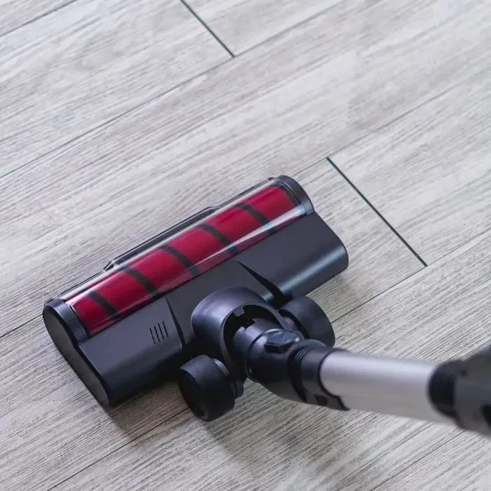 Aspirateur balai sans fil Eziclean Cycloboost FR15 Animal - 450 W, Autonomie 80 min, Puissance 30 kPa, Tube flexible EZIFlextube, Noir, Fabriqué en France