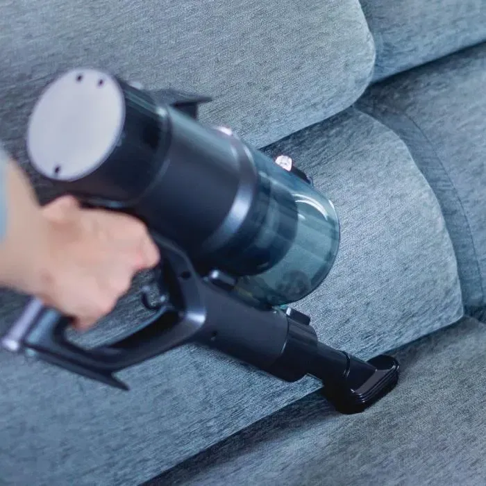 Aspirateur balai sans fil Eziclean Cycloboost FR15 Animal - 450 W, Autonomie 80 min, Puissance 30 kPa, Tube flexible EZIFlextube, Noir, Fabriqué en France