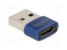 DELOCK Adaptateur USB 2.0 de USB A vers USB C bleu