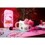 Konix Tasse en céramique Hello Kitty Mug 3D 500 ml Motif Kawaii Blanc et rose Licence officielle