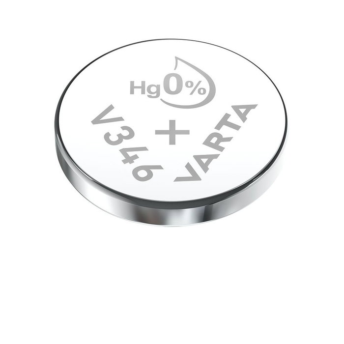 Varta V346 SR712SW Pile Bouton Oxyde d'Argent 1,55V 10 mAh Ø7,9 x 1,25 mm 1 Pièce Blister Varta V346 SR712SW Pile Bouton Oxyde d'Argent 1,55V 10 mAh Ø7,9 x 1,25 mm 1 Pièce Blister