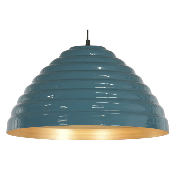 Home ESPRIT Suspension Bleu Métal Fer 50 W 50 x 50 x 28 cm Home ESPRIT Suspension Bleu Métal Fer 50 W 50 x 50 x 28 cm