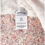 Domiva Couverture enfant en liberty et fausse fourrure - Rose - 75 x 100 cm
