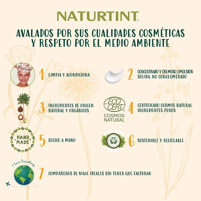 Naturtint Shampooing et Après-Shampooing Solide 2en1 Nutrition 75 g Naturtint Shampooing et Après-Shampooing Solide 2en1 Nutrition 75 g