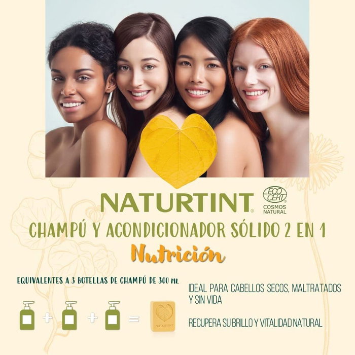 Naturtint Shampooing et Après-Shampooing Solide 2en1 Nutrition 75 g Naturtint Shampooing et Après-Shampooing Solide 2en1 Nutrition 75 g