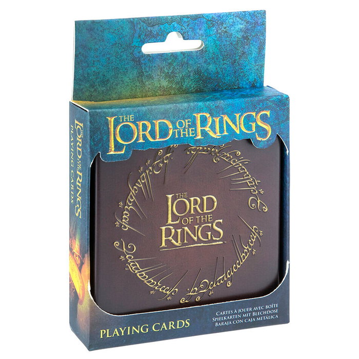 PALADONE Baraja cartas El Señor de los Anillos en boîte métallique