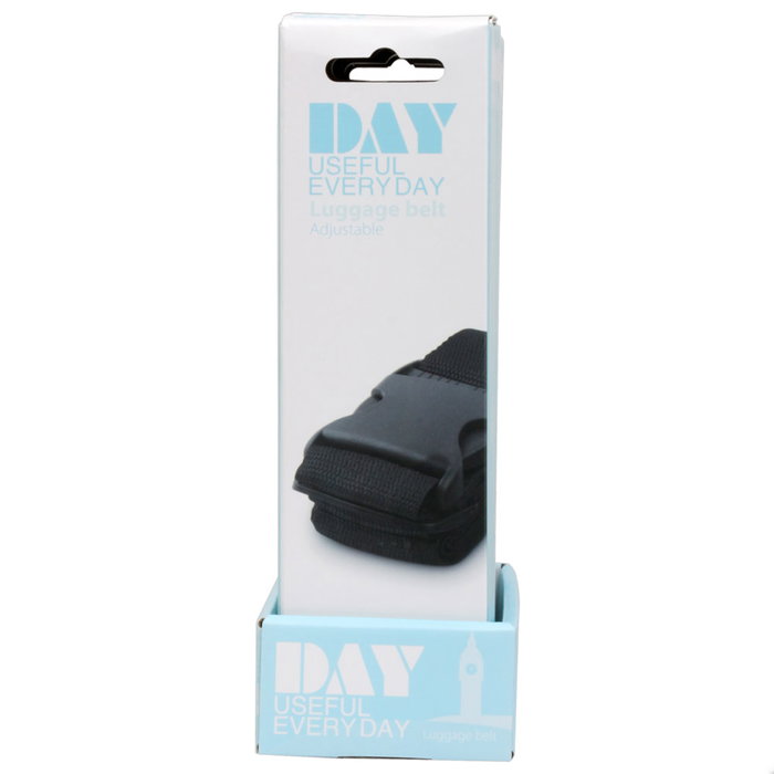 Day Sangle de valise réglable 5x190 cm noire Day Sangle de valise réglable 5x190 cm noire