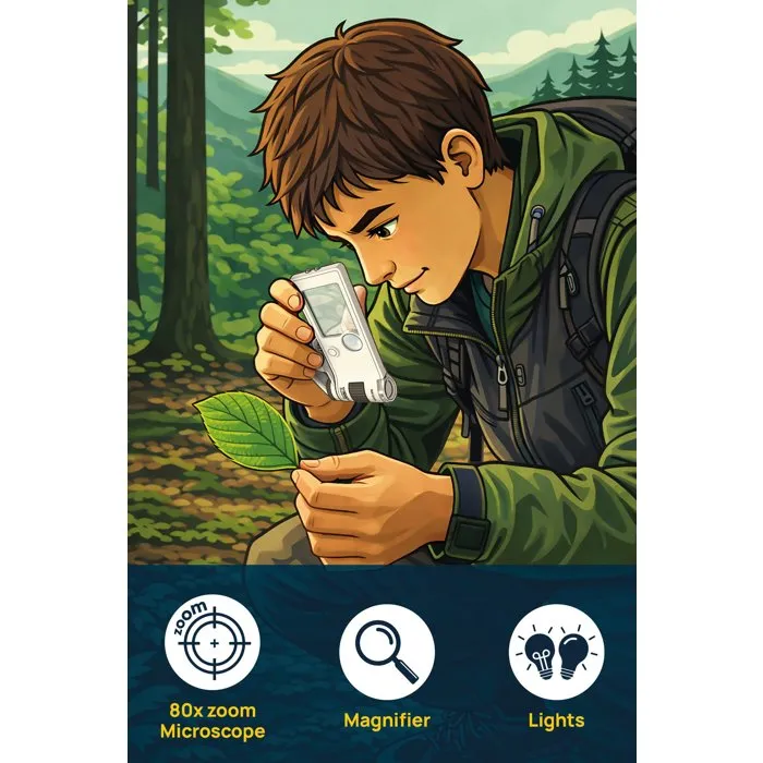 Lisciani Giochi I'm A Genius Explorer Microscope Numérique de Voyage