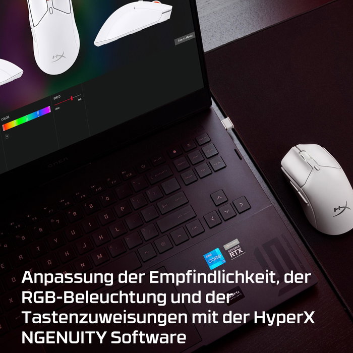 HyperX Pulsefire Haste 2 Mini - Blanc HyperX Pulsefire Haste 2 Mini - Blanc