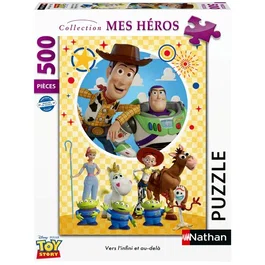 Nathan 12001973 - Puzzle Adulte 500 Pièces Toy Story - Vers l'Infini et au-Delà - Qualité Supérieure - Dès 12 Ans