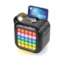 VTech - Enceinte Karaoké Light Party avec 2 Micros sans Fil, Effets Sonores, Lumières Multicolores et Activités - Version Française