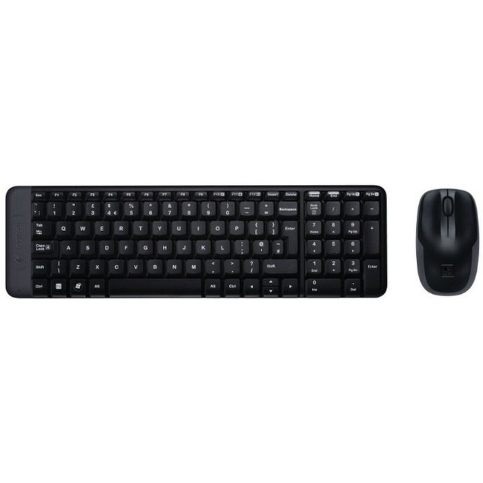 clavier et souris Logitech 920-003168 Noir QWERTY