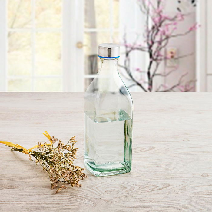 Botella Mesa Vidrio con Tapón Habitat Quid 1 L