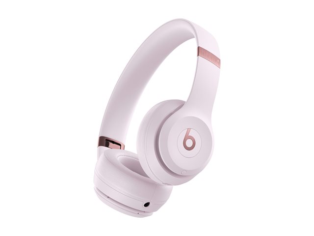 Apple Beats Solo 4 Casque Bluetooth sans fil avec Audio Spatial et Charge rapide Fast Fuel - Rose
