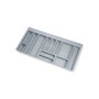 Emuca Range-couverts Optima pour tiroir universel, module 1.000mm, Plastique, Gris