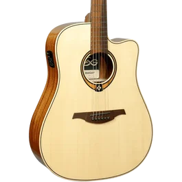 LAG Guitare Acoustique Tramontane 88 Dreadnought Cutaway A/E Natural