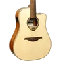 LAG Guitare Acoustique Tramontane 88 Dreadnought Cutaway A/E - Naturel