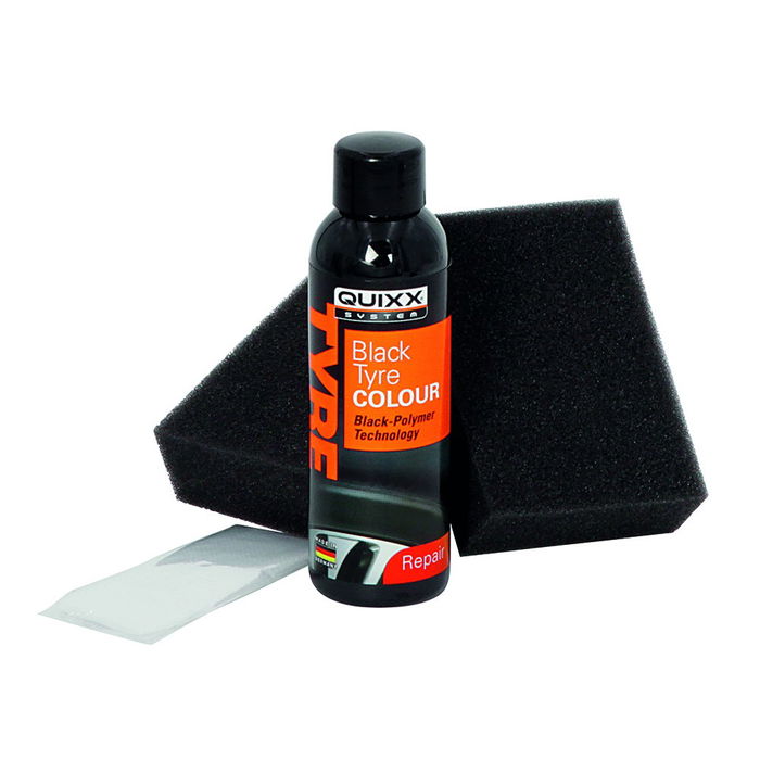 Quixx QQ10192 Kit De Restauration De Pneus Noir, 8-12 Pneus, Résistant Aux UV