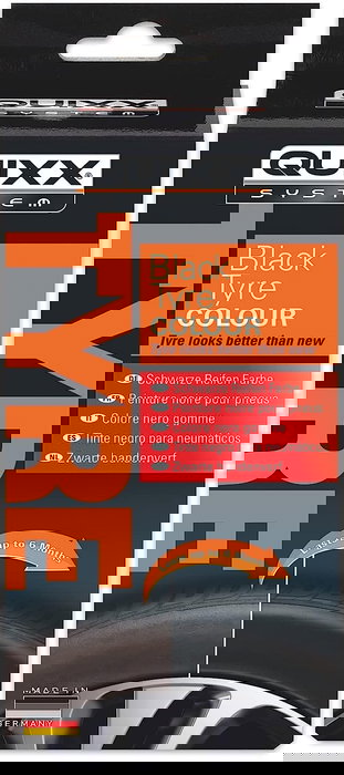 Quixx QQ10192 Kit De Restauration De Pneus Noir, 8-12 Pneus, Résistant Aux UV