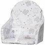 Bambisol Coussin de chaise avec sangles - Motif Lapin argenté
